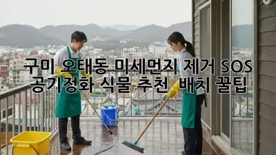 😷 구미 오태동 미세먼지 제거 SOS! 공기정화 식물 추천 & 배치 꿀팁 🌿